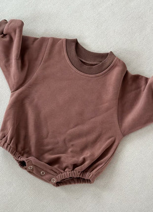 Baby Cotton Winter Onesie – 0–24 Months