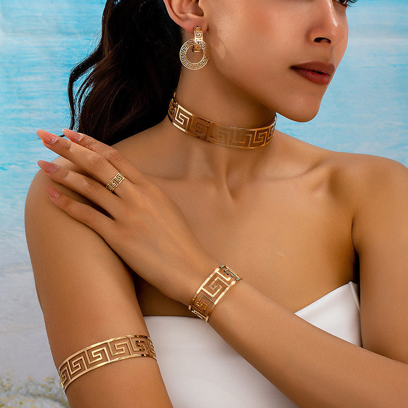 Geometric Jewellery Suit