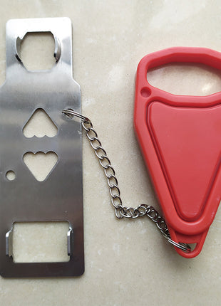 Portable Dual-Use Door Stopper Lock