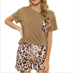 Coffee leopard print