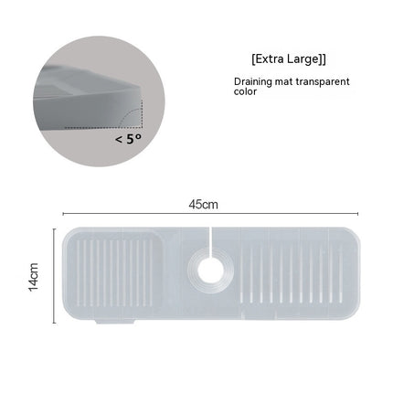 Faucet Silicone Mat Anti-splash with Drain