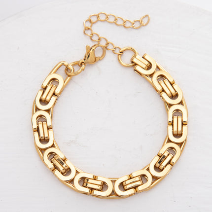 Thick Titanium Steel Bracelet