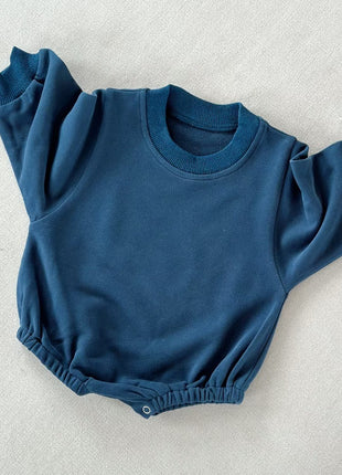 Baby Cotton Winter Onesie – 0–24 Months