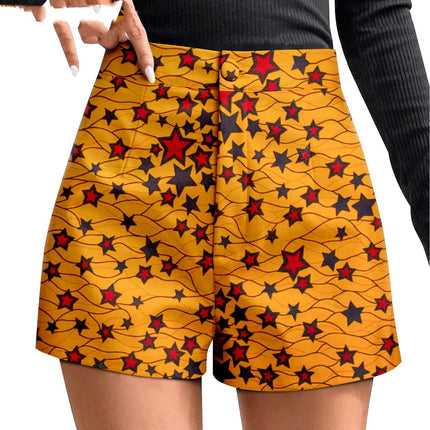 African Duplex Cotton Batik Shorts