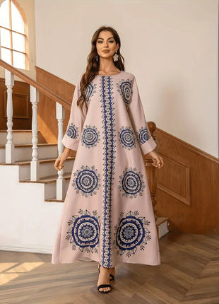 Elegant Round Neck Dress