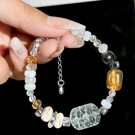 White Dunhuang Desert Sun Mountain Bracelet