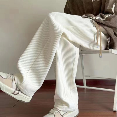 Men's Spring and Autumn Loose Straight Casual Pants
