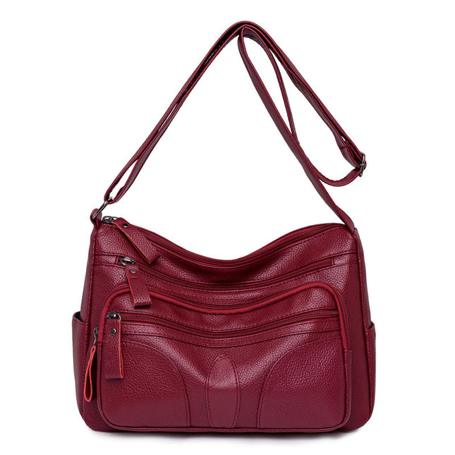 Large Capacity Pu Leather Shoulder Crossbody Bags