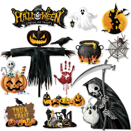 Halloween Magnetic Suction Fridge Stickers Set