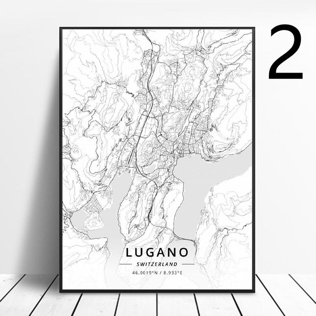 Switzerland - 60x80 cm