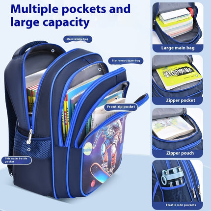 Astronaut Schoolbag Double Shoulders Grade 3-4