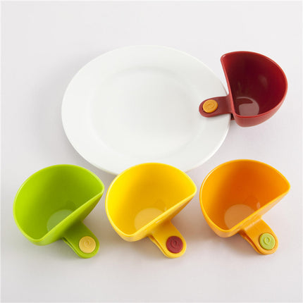 Clip-On Sauce Bowl Set of 4 – Dipping Made Easy!