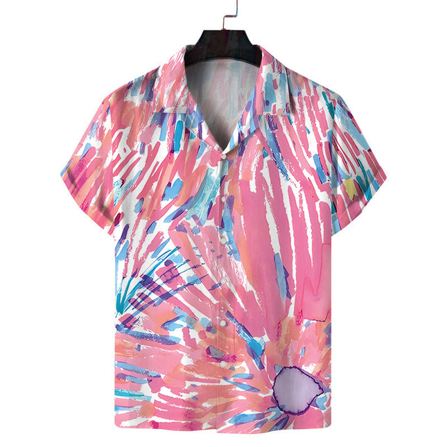 Paining Casual Beach Digital Printing Shirt