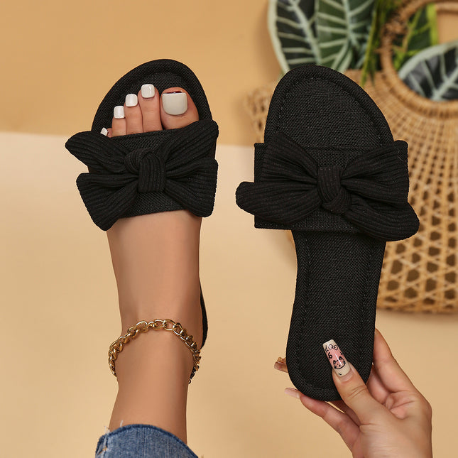 Soft Bottom with Bowknot Flats