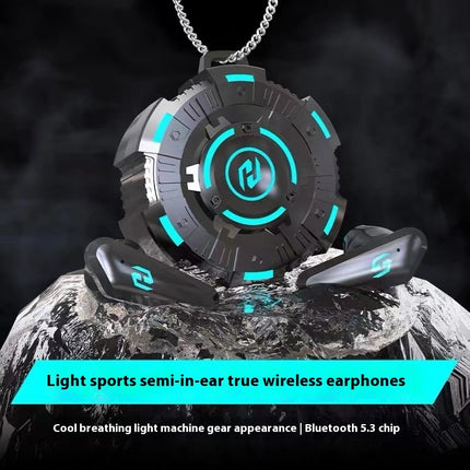 Gaming Sports TWS Wireless Headset with Fingerprint Touch & Noise Reduction