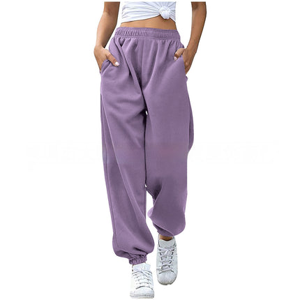 High Waisted Loose Sports Pants
