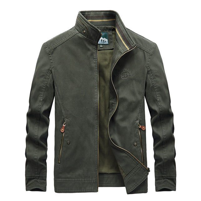 New Men's Casual Jacket Stand Collar