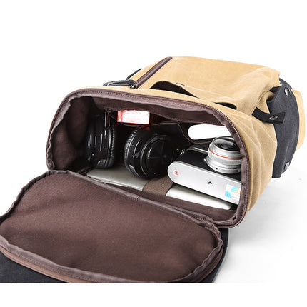 Canvas Backpack Large Capacity Student School Bag