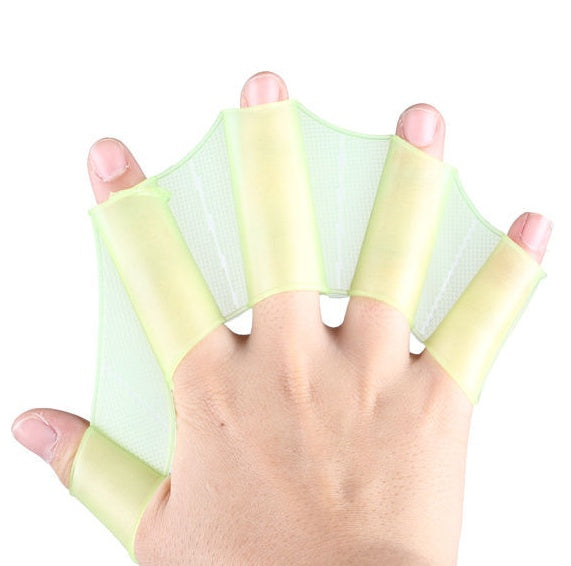 Silicone Swimming Webbed Gloves for Swim Training
