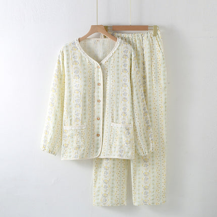 Collarless Cotton Pyjamas