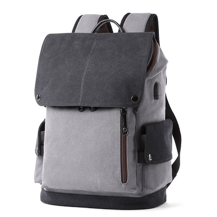 Canvas Backpack Large Capacity Student School Bag
