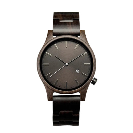 Unisex Natural Wood Quartz Watch – Minimalist Pointer Timepiece