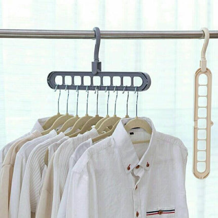 Space-Saving 360° Rotating Plastic Clothes Hanger