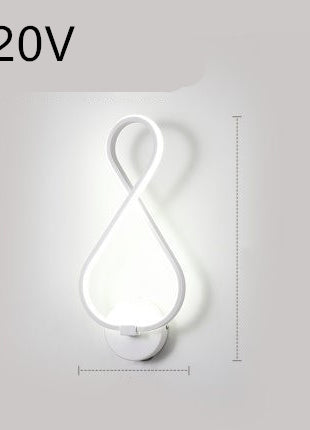 مصباح جداري نورديك LED 220 فولت