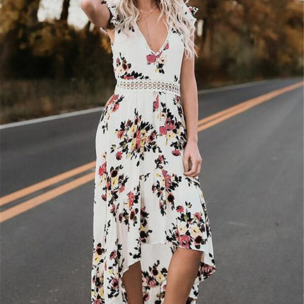 Sleeveless Irregular Dress
