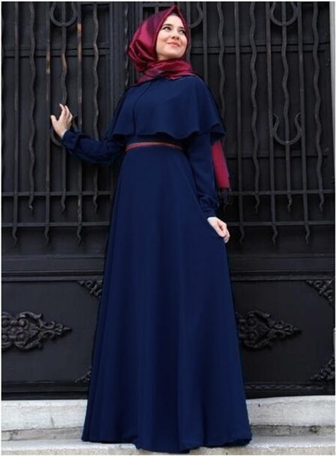 Elastic Sunshine Linen Plus Size Abaya