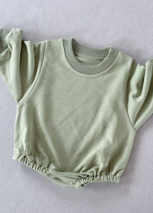 Baby Cotton Winter Onesie – 0–24 Months