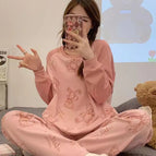 Long sleeve bow tie bear