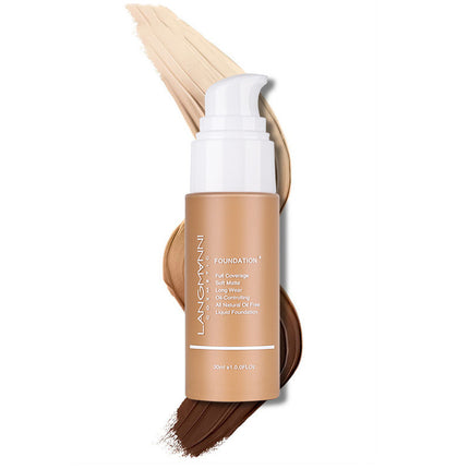 LANGMANNI Makeup Liquid Foundation Oil Control Concealer
