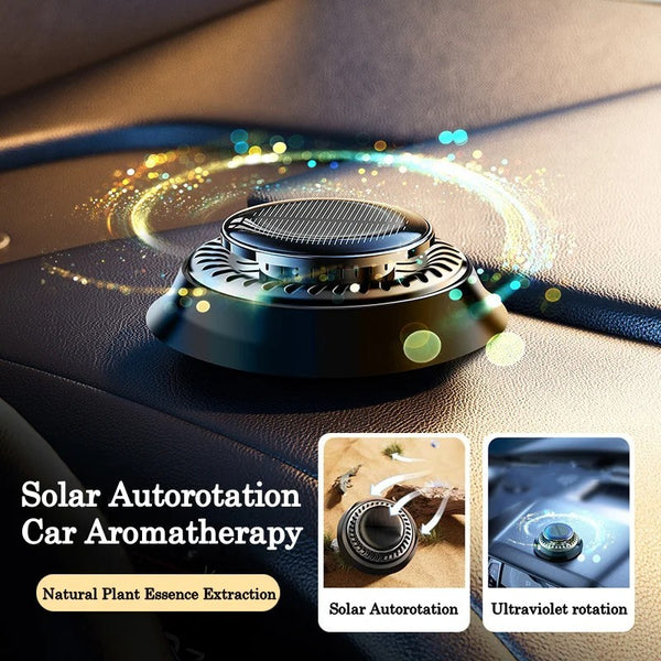 Solar Powered Car Air Freshener & Cleaner Perfume Fragrance Diffuser