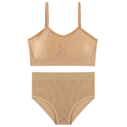 No Steel Ring Comfortable Breathable Bra & Panties Set