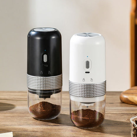 Molinillo de café cerámico eléctrico portátil con carga USB