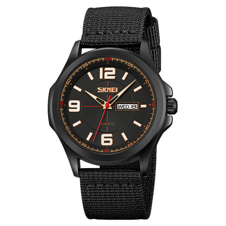 Reloj de Cuarzo Redondo Luminoso Impermeable