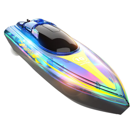 Luminous Remote-control High-speed Speedboat LED Glare Remote Children Ship Model