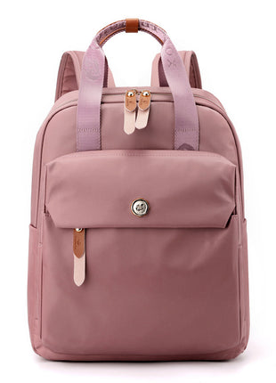 Korean Trend Outdoor Backpack | Retro Nylon Everyday Travel Bag