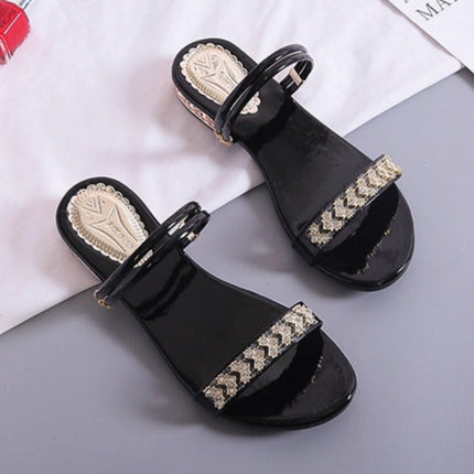 Korean Fairy Style Rhinestone Heels