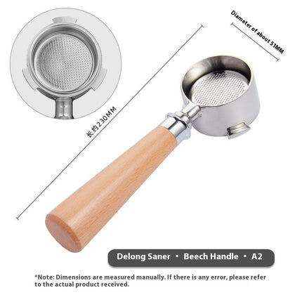 51mm Coffee Machine Modified Solid Wood Handle 43 types