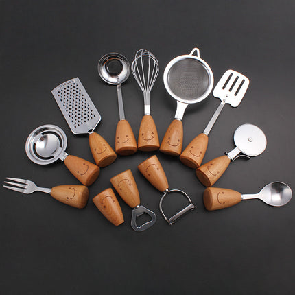 Stainless Steel 12-piece Kitchen Utensils