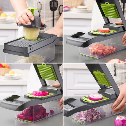 7-in-1 Multifunctional Vegetable & Fruit Cutter – Slicer, Dicer & Chopper