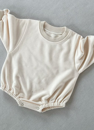 Baby Cotton Winter Onesie – 0–24 Months