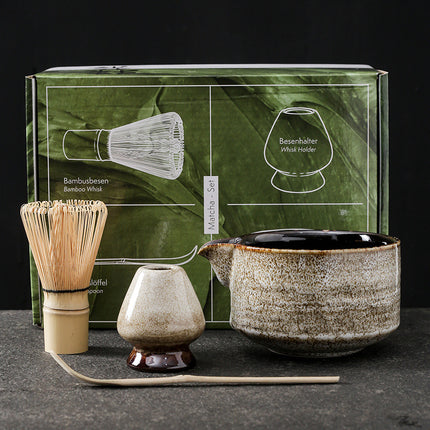 7-piece Japanese Kiln-Fired Matcha Ritual Set