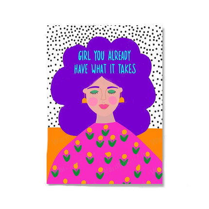 Floral Botanical Girls - 50x75 cm