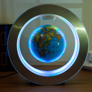 World Map LED Floating Magnetic Levitation Light