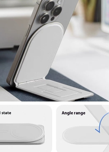 iPhone Multifunctional Leather Mobile Phone Stand