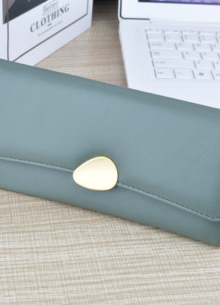 Soft Leather Long Wallet