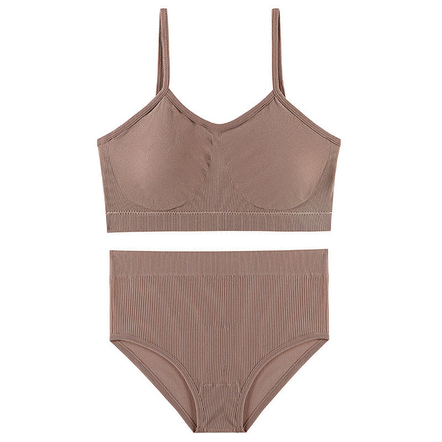 No Steel Ring Comfortable Breathable Bra & Panties Set